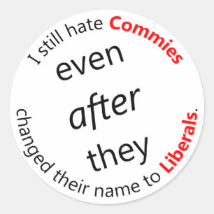 Sticker Rond Cocos toujours de haine