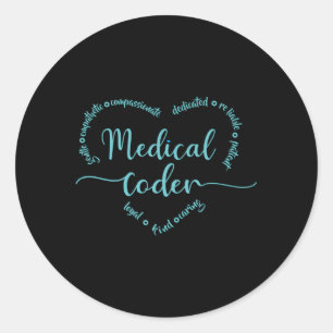 Sticker Rond Codage Assistant Codeur Médicale