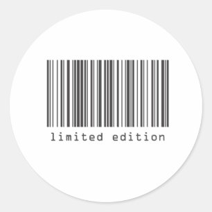 Sticker Rond Code barre - Edition limitée