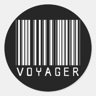 Sticker Rond Code barre Voyager