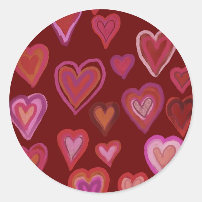 Sticker Rond coeur (Devant)