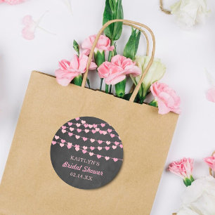 Sticker Rond Cœur d'amour de ficelle suspendue enterrement de v