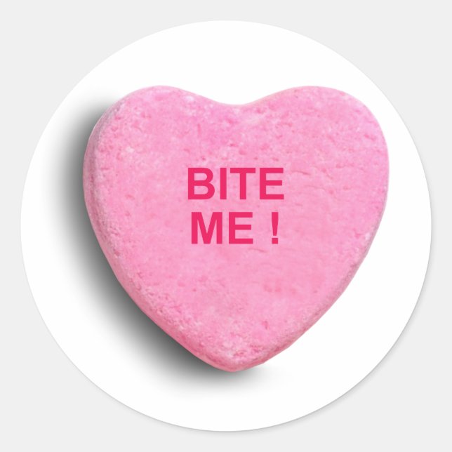 STICKER ROND COEUR DE CANDY (Devant)