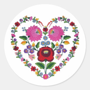 Sticker Rond Coeur hongrois VARIABLE d'OPUS