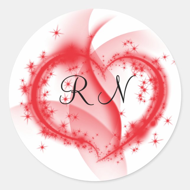 Sticker Rond coeur RN (Devant)