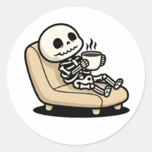Coffee Break – Grim Reaper Dark Humor Coffee