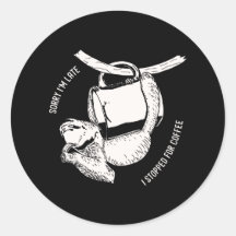 Coffee Sloth (blanc)