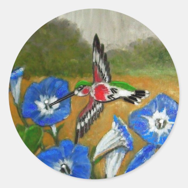 Sticker Rond Colibri (Devant)