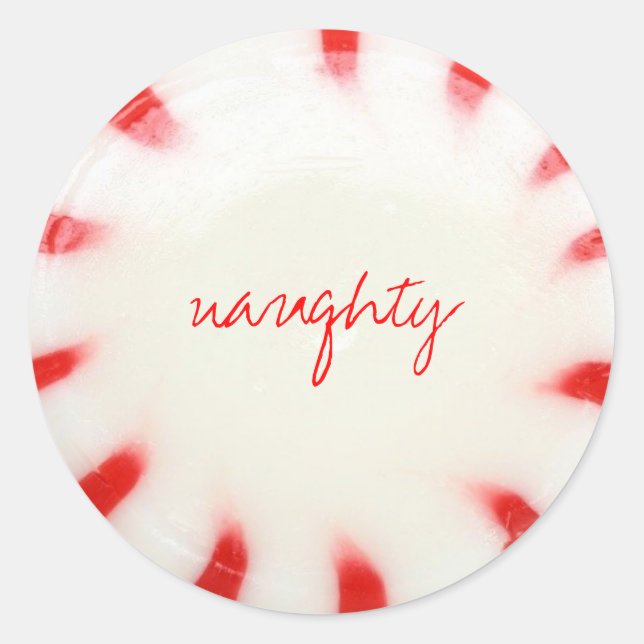 Sticker Rond collant de vacances coquin ou gentil (Devant)