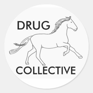 Sticker Rond Collectif Drughorse 3