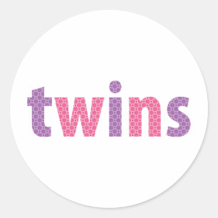 Sticker Rond COLLECTION DE VINS - filles {violet + rose}