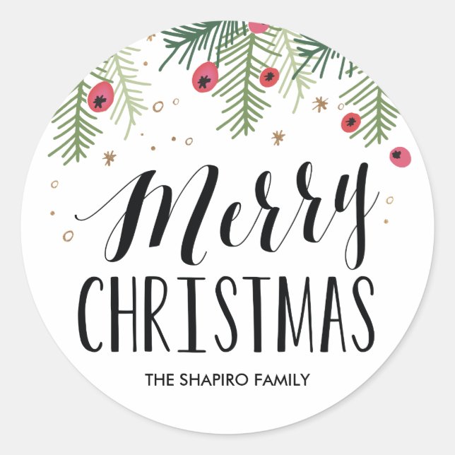 Sticker Rond Collection Joyeuse Berry (Devant)