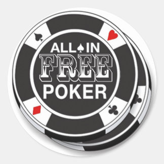 Sticker Rond Colles Free Poker