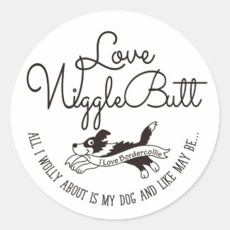 Sticker Rond Collier à la bordure