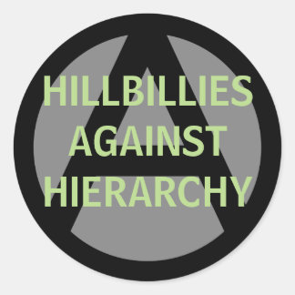 Sticker Rond collines contre hiérarchie