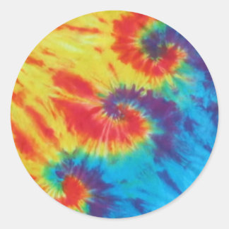 Sticker Rond Colonne ronde de teinture