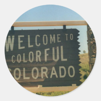 Sticker Rond Colorado