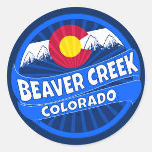 Sticker Rond Colorado Colorado collant d'éclatement de la monta