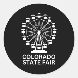 Sticker Rond Colorado State Fair Ferris Wheel County Fair Puebl