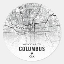 Columbus, Ohio City Map | Bienvenue Mariage