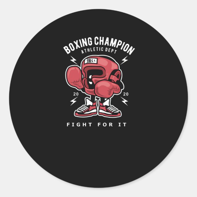 Sticker Rond Combattez-le (Devant)
