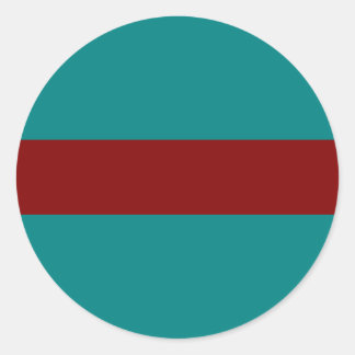 Sticker Rond Combinaison de deux couleurs/mélange