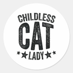 Sticker Rond Comma Lady Chat Enfant La Kamala Harris Pour Pres