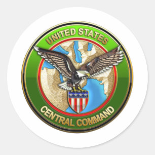 Sticker Rond Commandement central des États-Unis