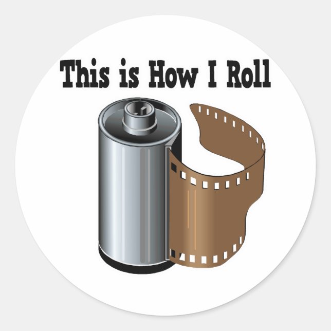 Sticker Rond Comment je lance un film (Devant)