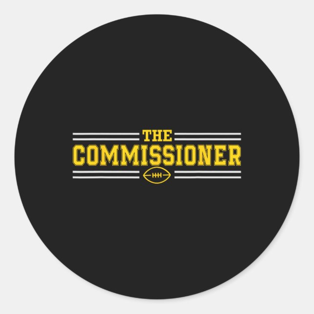 Sticker Rond Commissaire Commission Ligue d'Imaginaire de footb (Devant)