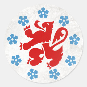 Sticker Rond Communauté germanophone de Belgique