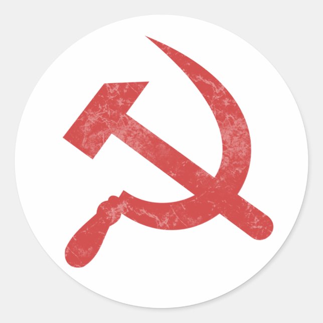 Sticker Rond communisme (Devant)