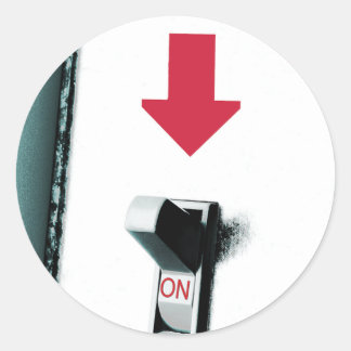 Sticker Rond Commutateur lumineux