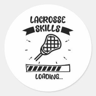 Sticker Rond Compétences de crosse Chargement amusant Lecteur d