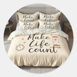 Sticker Rond Compte de durée