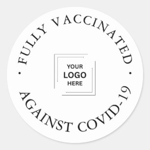 Sticker Rond Conception de badge de sécurité COVID pour le pers