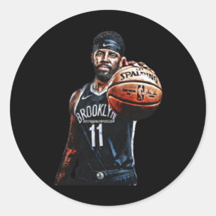 Sticker Rond Conception de basket-ball