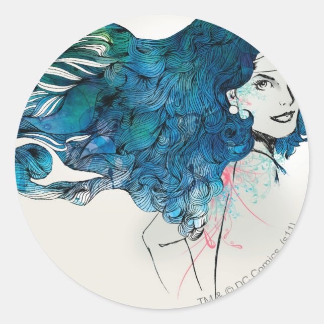 Sticker Rond Conception de la nature 5 (Devant)