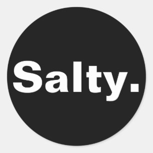 Sticker Rond conception de minimalisme d'un mot