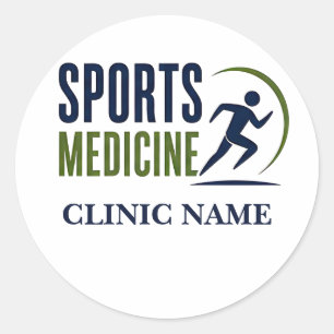 Sticker Rond Conception de performance en médecine du sport