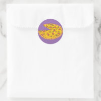 Conception de pizza découpée en tranches Cartoon d