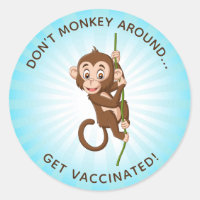 Conception du singe Conception de la vaccination