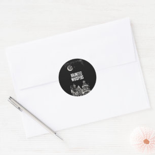 Sticker Rond Conception Joyeux Halloween