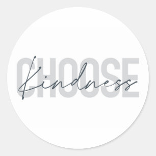 Sticker Rond Conception moderne, urbaine et simple de Choose Ki