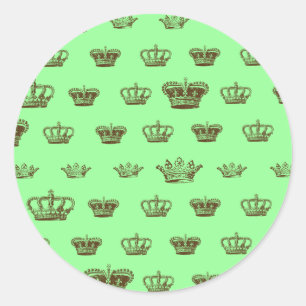 Sticker Rond Conception multi-couronne - choisissez la couleur