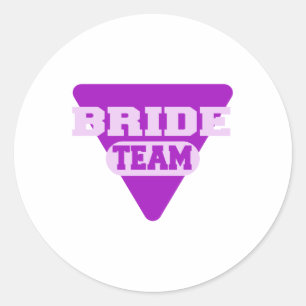 Sticker Rond Conception Team Bride