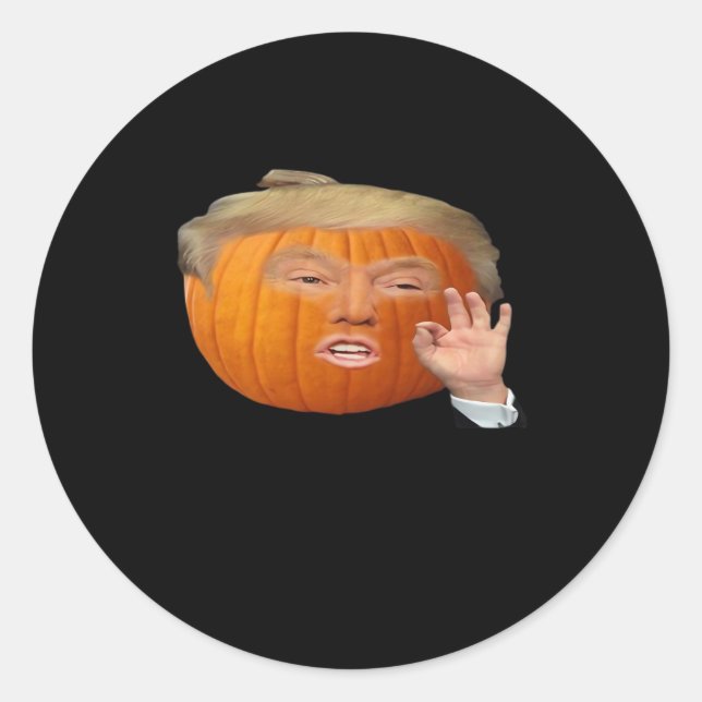 Sticker Rond Conception Trumpkin Basic & Classic (Devant)
