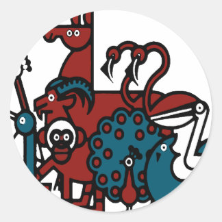 Sticker Rond Conceptions de Penscynor