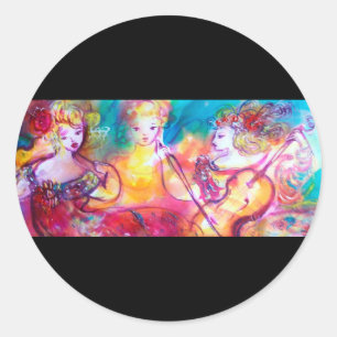 STICKER ROND CONCERT DE PRINTEMPS HARMONY TRIO
