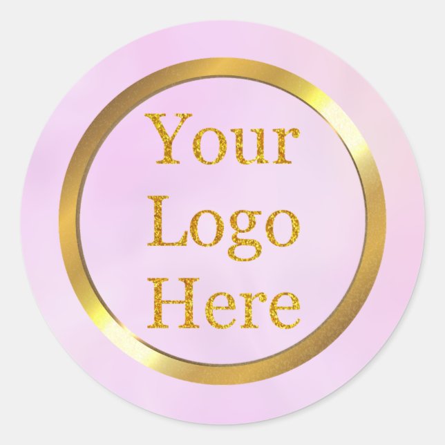 Sticker Rond Concevez votre propre entreprise de logo moderne p (Devant)